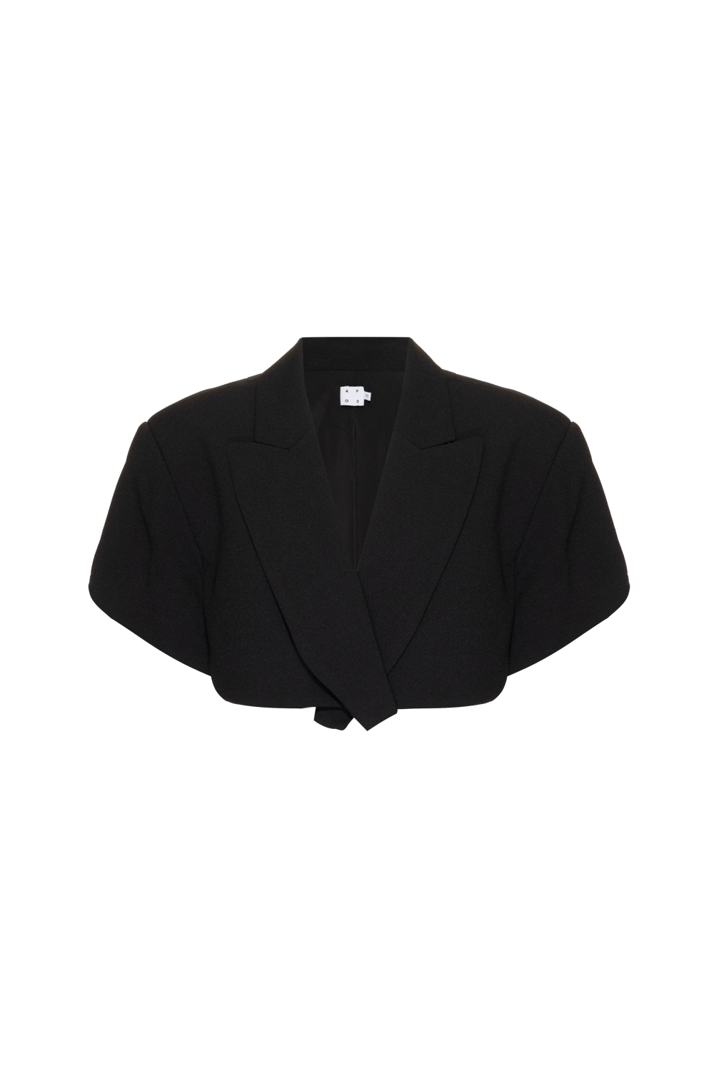 TOP BLAZER TRANSPASSADO LOYAL CREPE PRETO