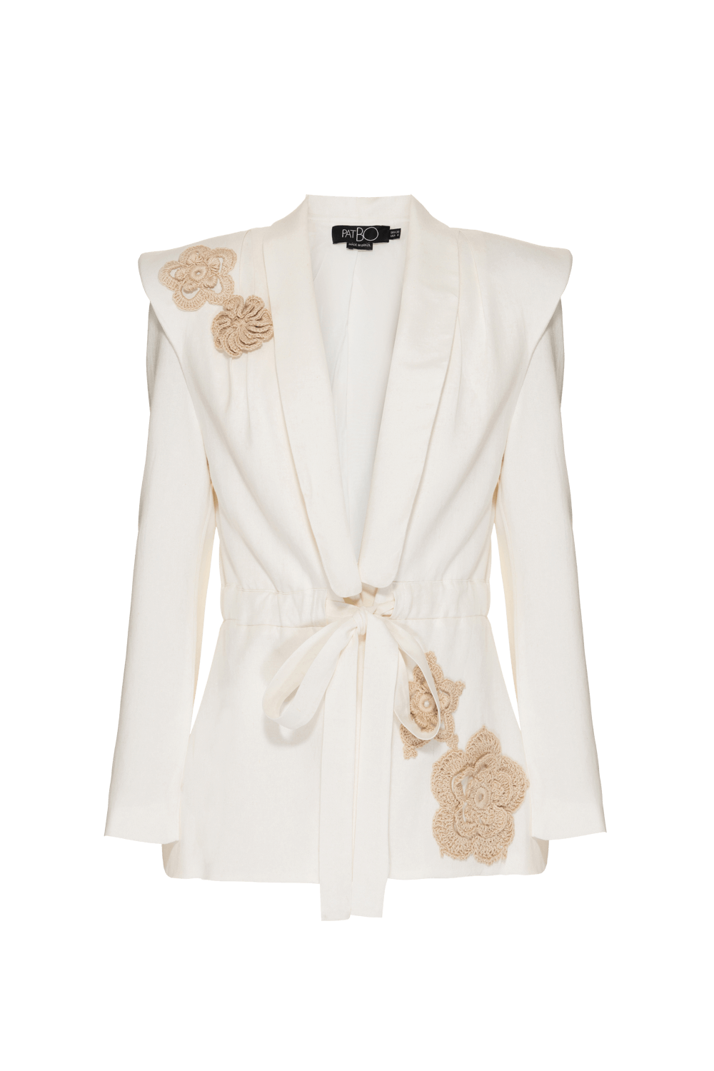 BLAZER BORDADO LINHO JOY OFF WHITE