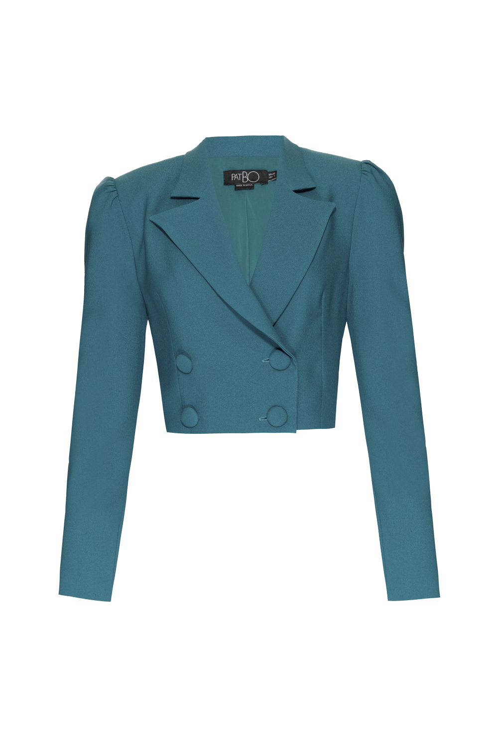 BLAZER TRANSPASSADO CREPE DESIRE VERDE