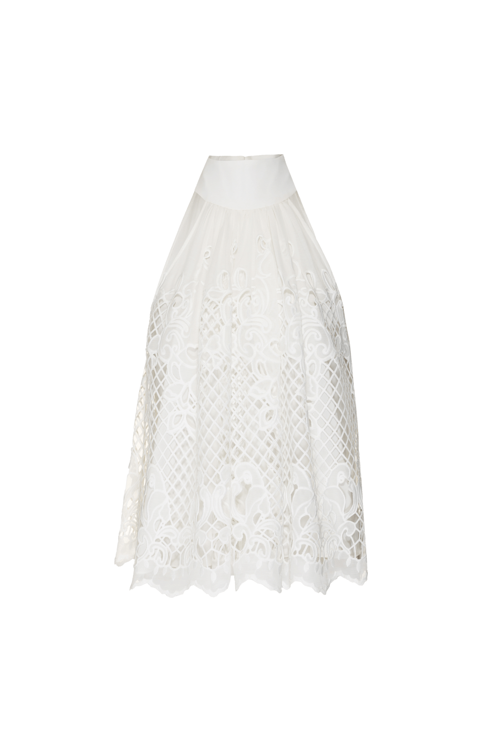 BLUSA FRENTE ÚNICA CHIFFON PEARL GLAM OFF WHITE
