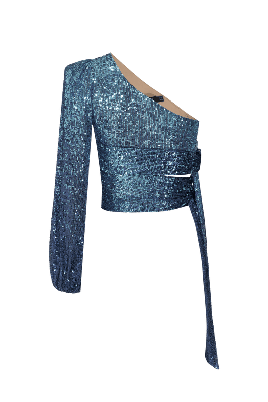 BLUSA PATBO REVEILLON V24 AZUL