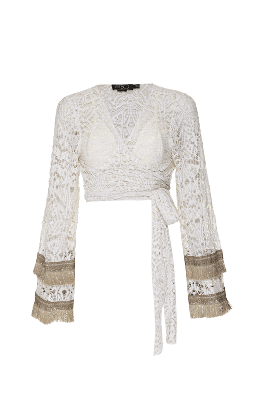 BLUSA PATBO REVEILON V24 OFF WHITE