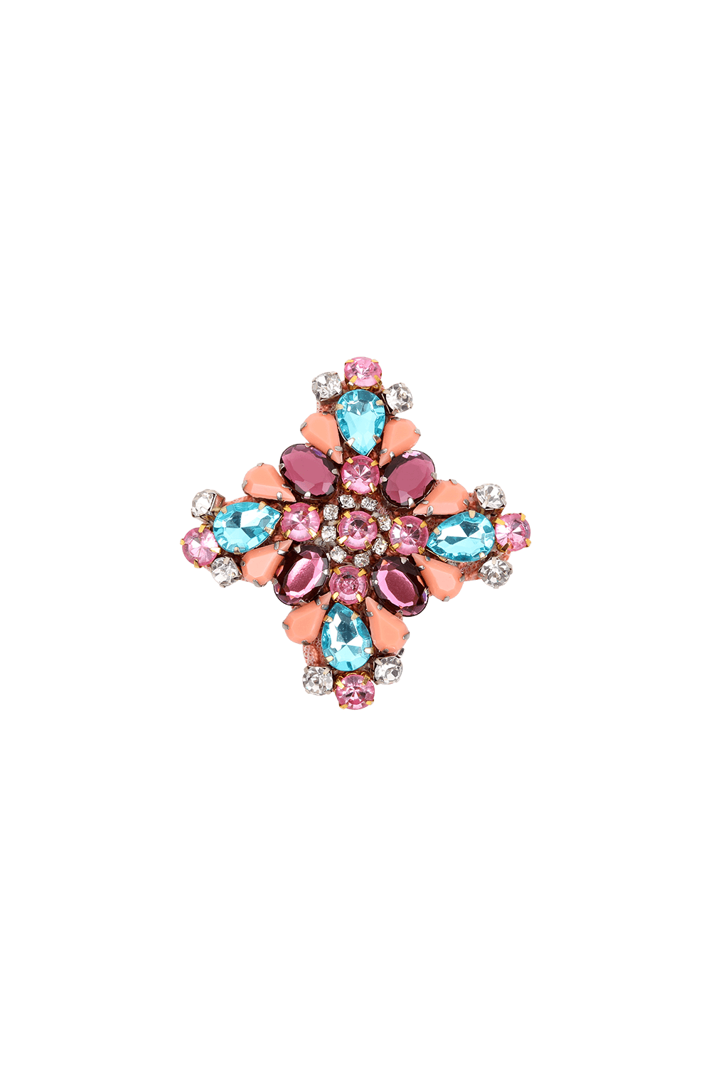 BROCHE BORDADO DEGRADÊ KOBAI MULTICOR