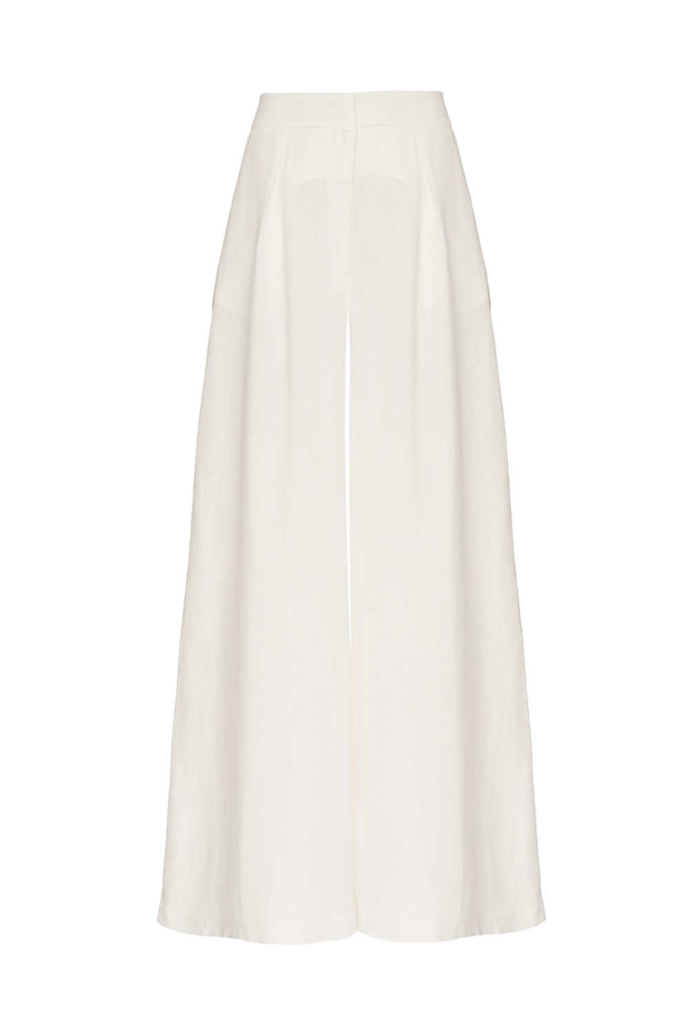 CALÇA AMPLA LINHO JOY OFF WHITE