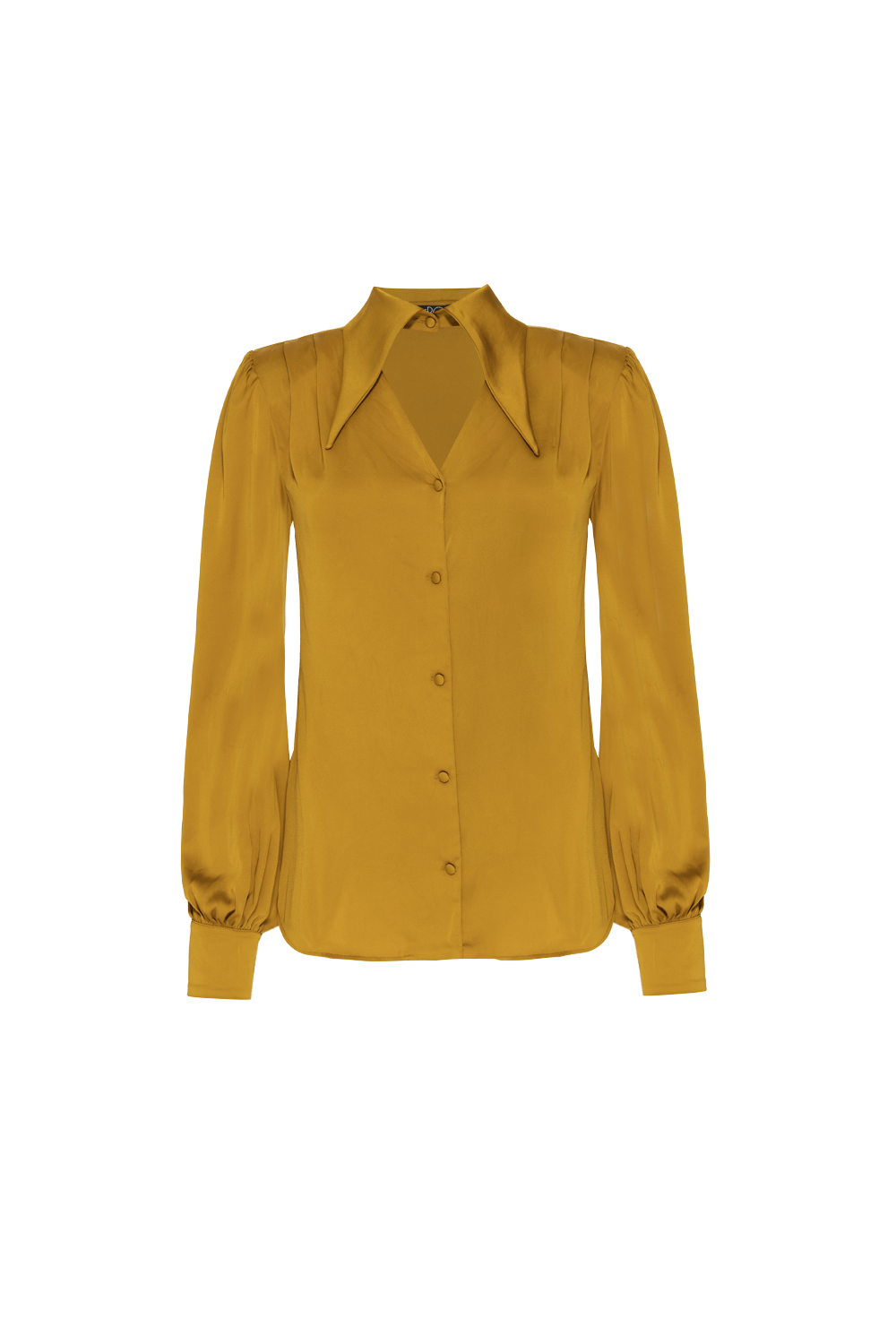 CAMISA RECORTE CETIM MIRACLE MOOD AMARELO