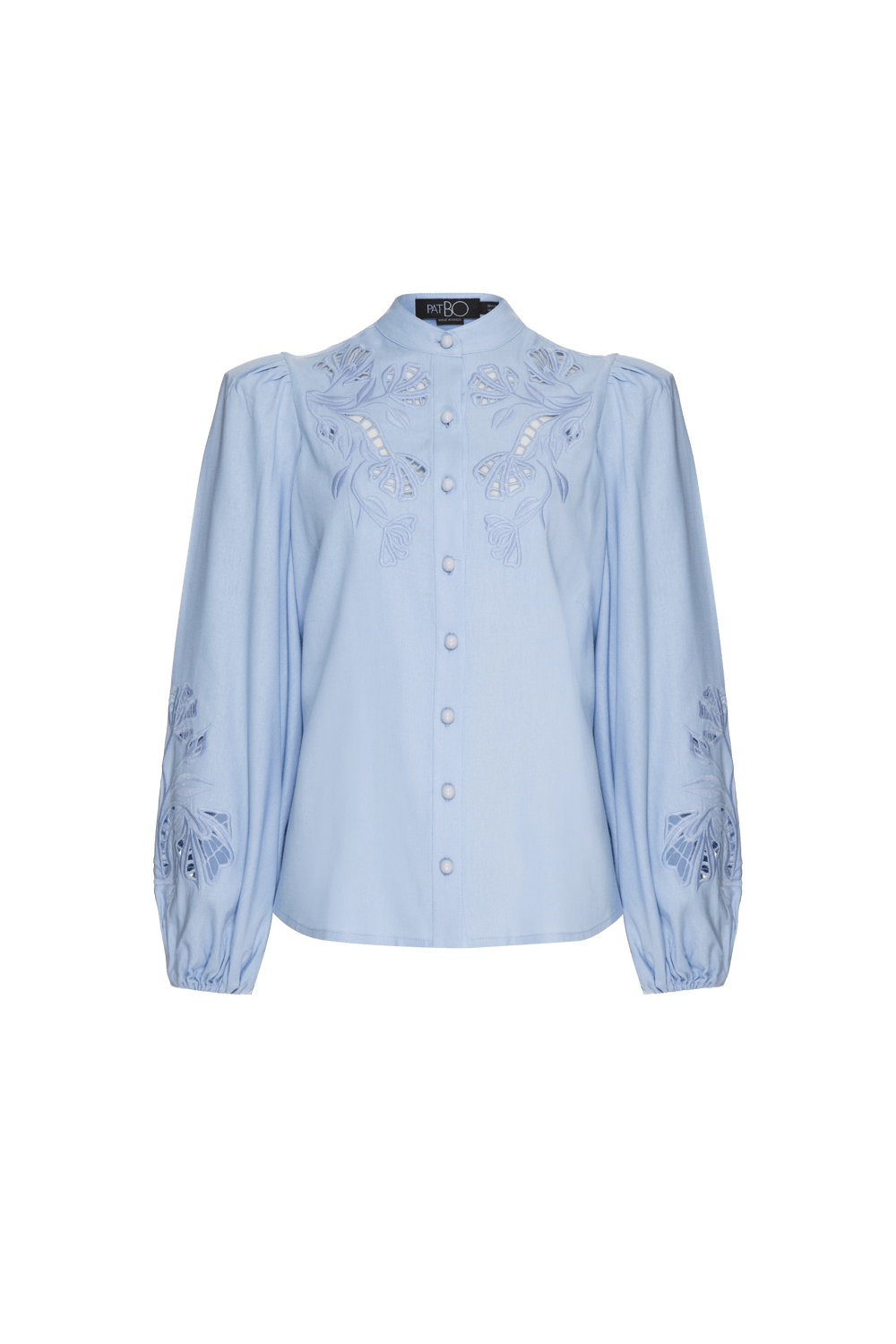 CAMISA RECORTES LINHO RICHELIEU URBAN AZUL