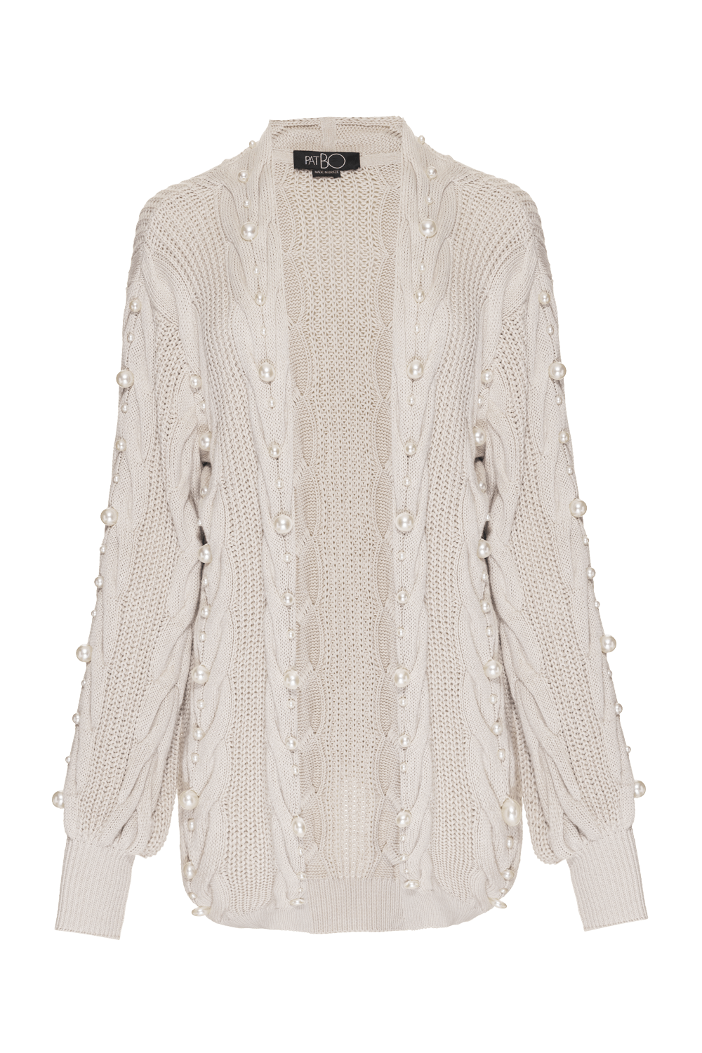 TRICOT BORDADO NATURAL SENSES OFF WHITE