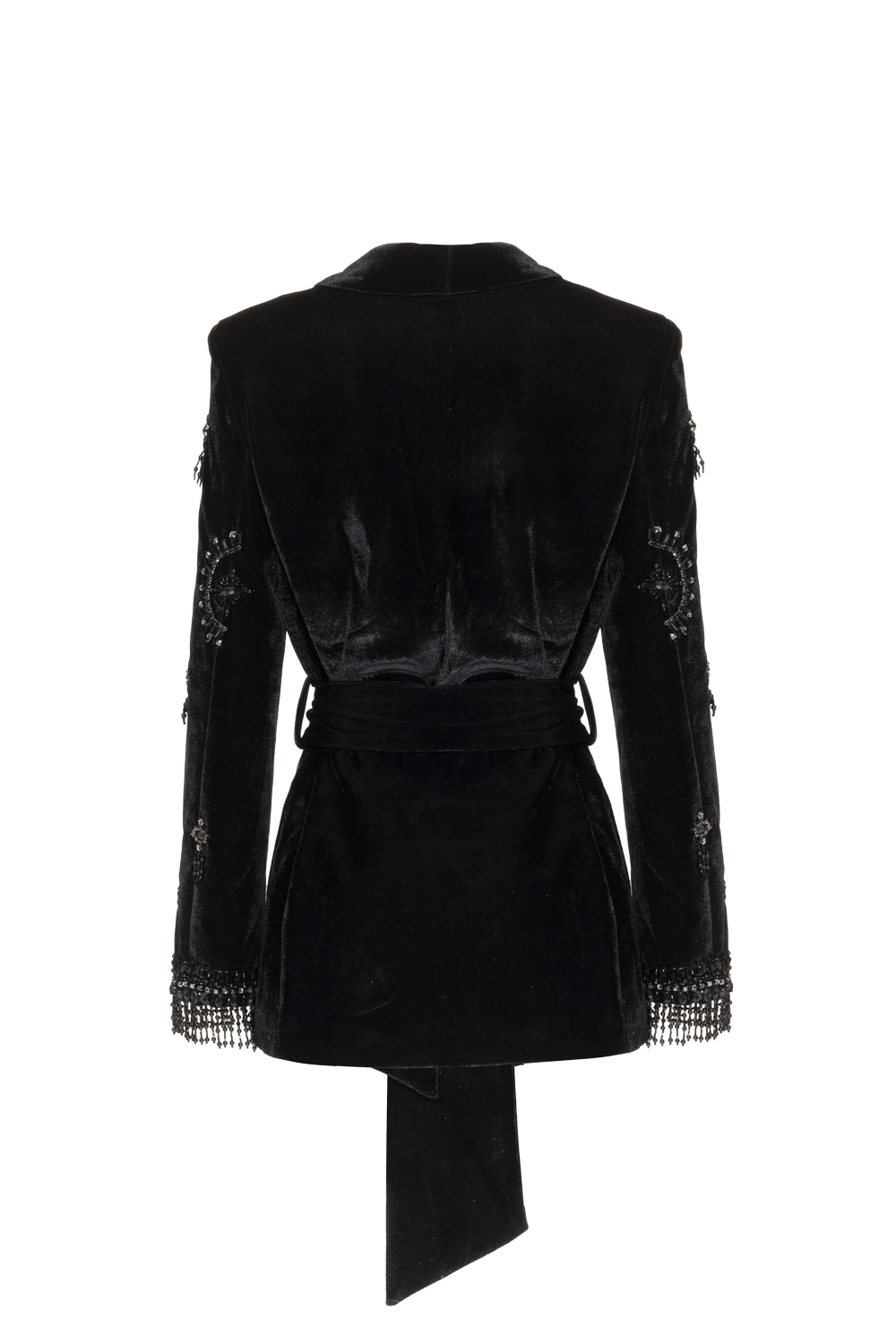 CASACO BORDADO NEW RADIANT VELVET PRETO