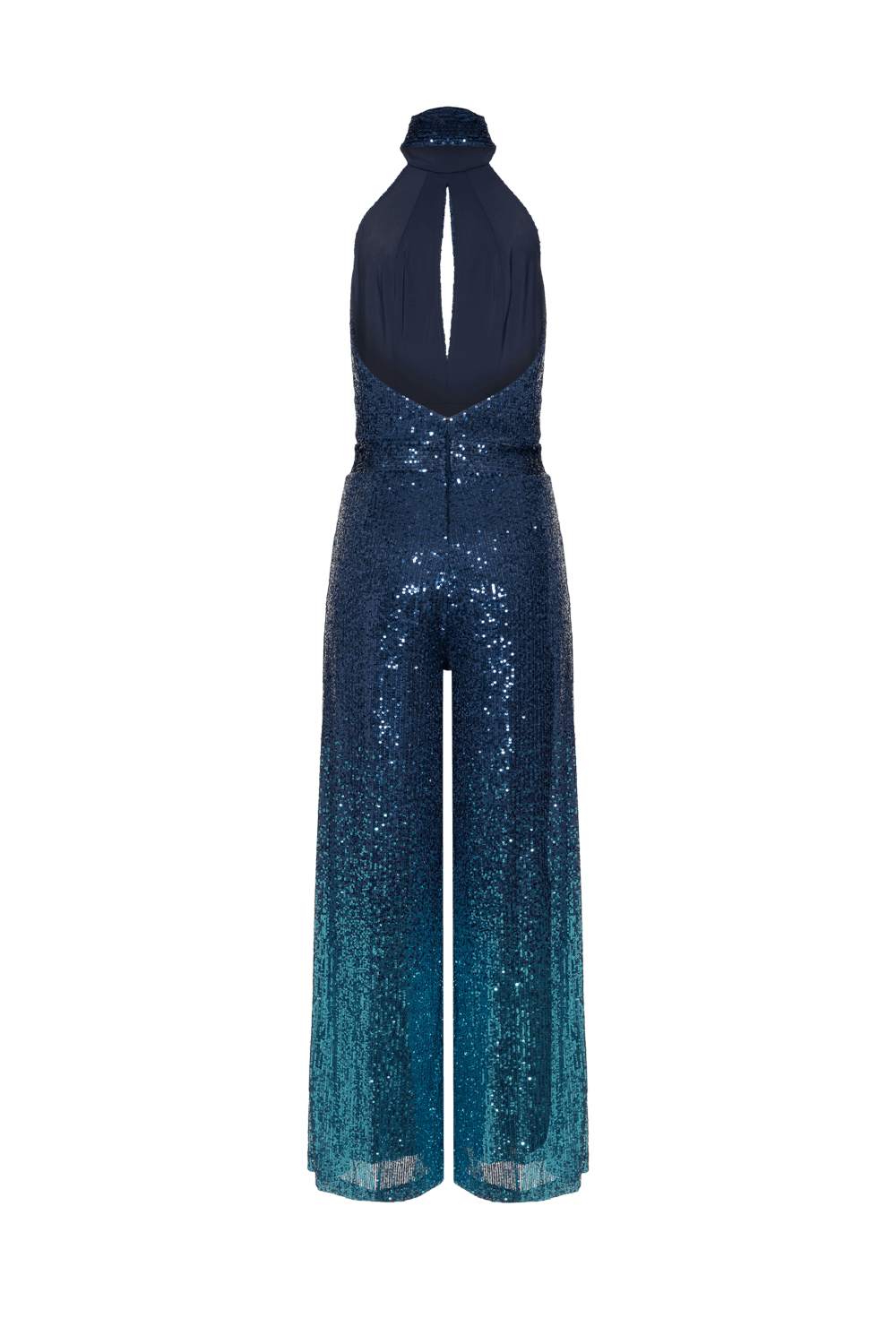 MACACÃO FRENTE ÚNICA PAETÊ ACQUA AZUL