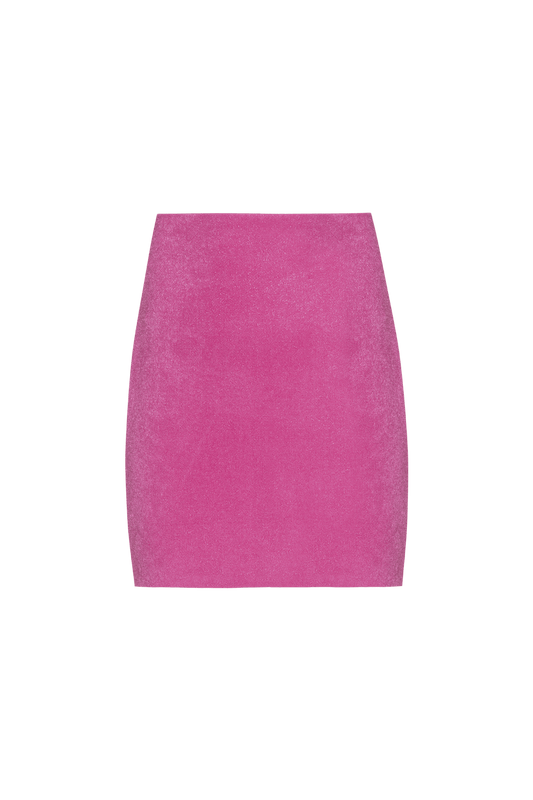 SAIA CURTA FLOWER SENSES ROSA