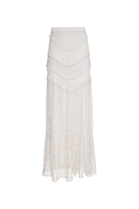 SAIA LONGA ENTREMEIOS TELA LUREX FLASH OFF WHITE