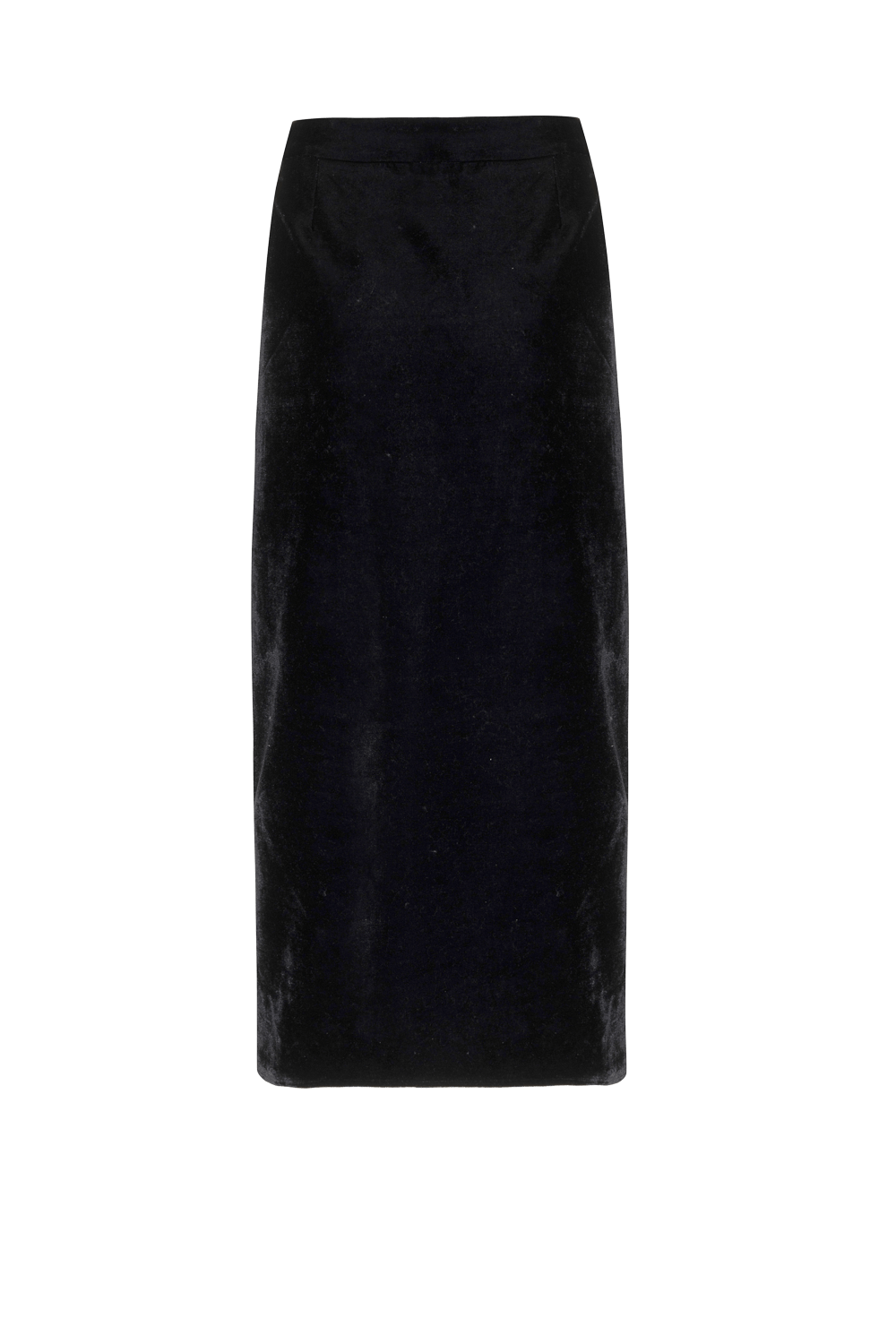 SAIA MÍDI BORDADO NEW RADIANT VELVET PRETO