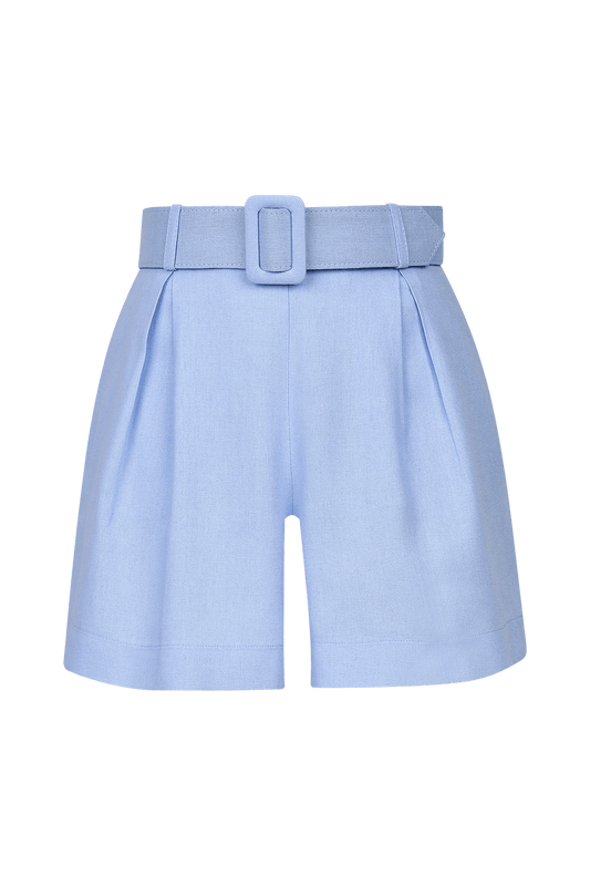 SHORT PREGAS LINHO RICHELIEU URBAN AZUL