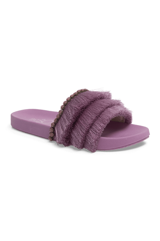SANDÁLIA PEDRARIA FRANJAS NATURAL SENSES ROXO
