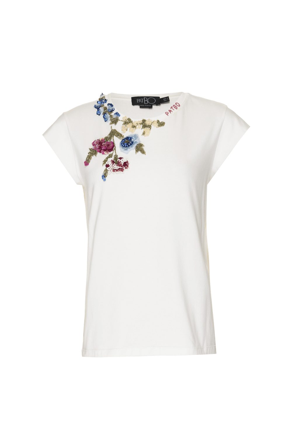 T-SHIRT BORDADA SENSES OFF WHITE