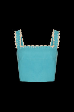TOP CROPPED LINHO JOY VERDE
