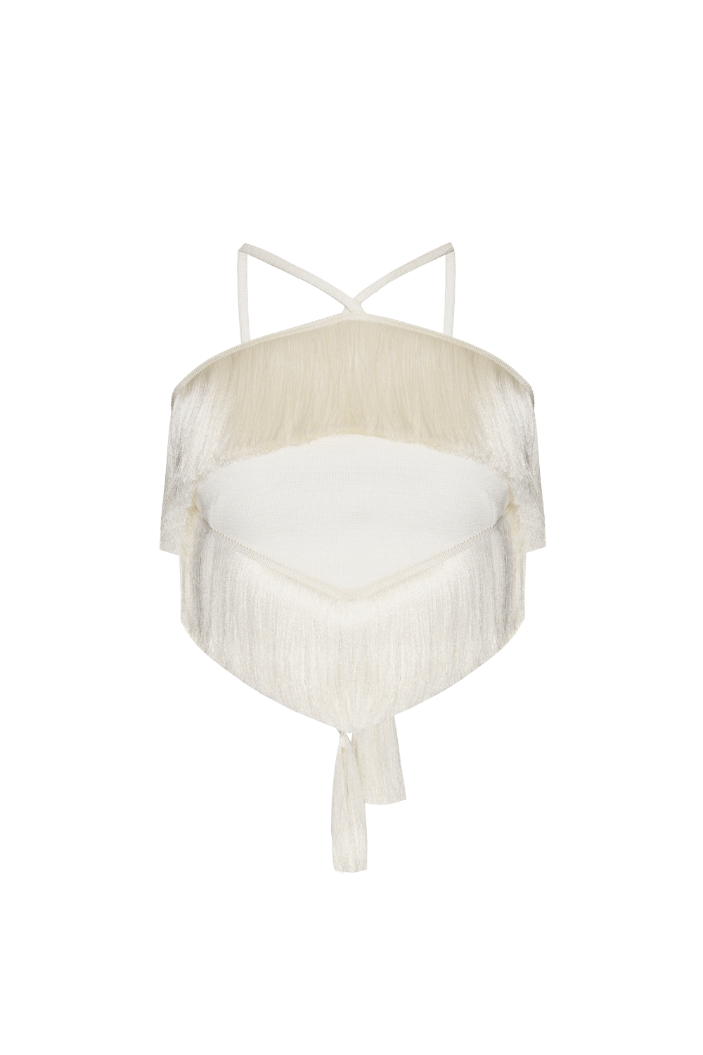 TOP CROPPED FRANJAS MALHA STARRY OFF WHITE