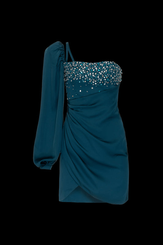 VESTIDO PATBO V24 VERDE
