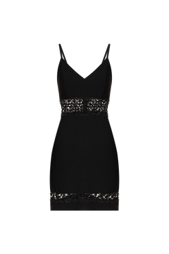 VESTIDO PATBO REVEILLON V24 PRETO