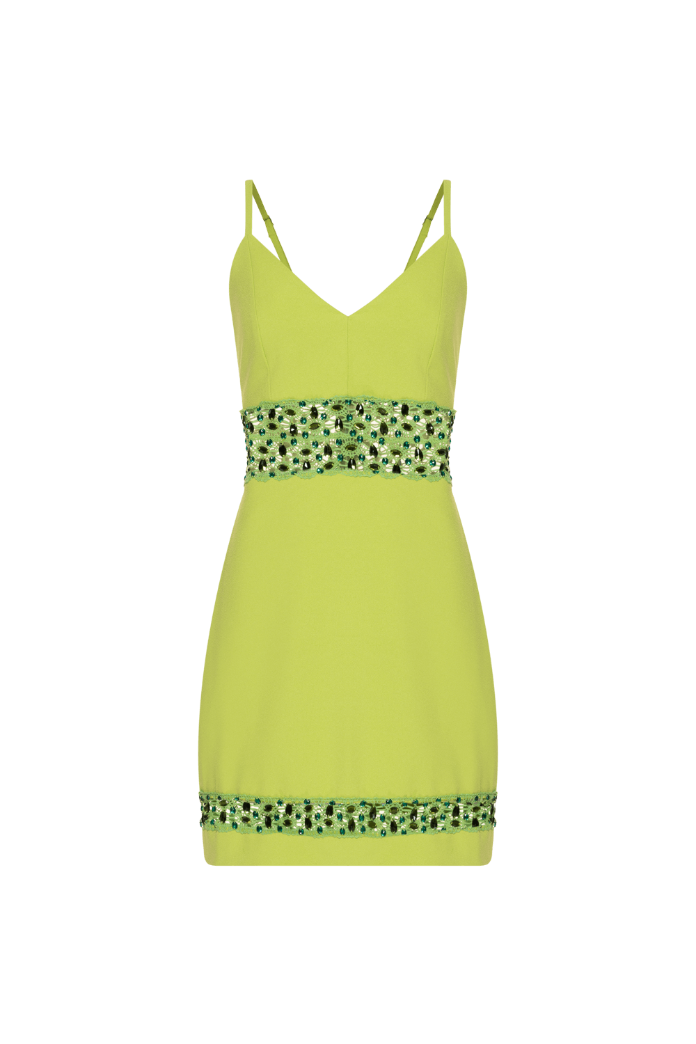 VESTIDO PATBO REVEILLON V24 VERDE