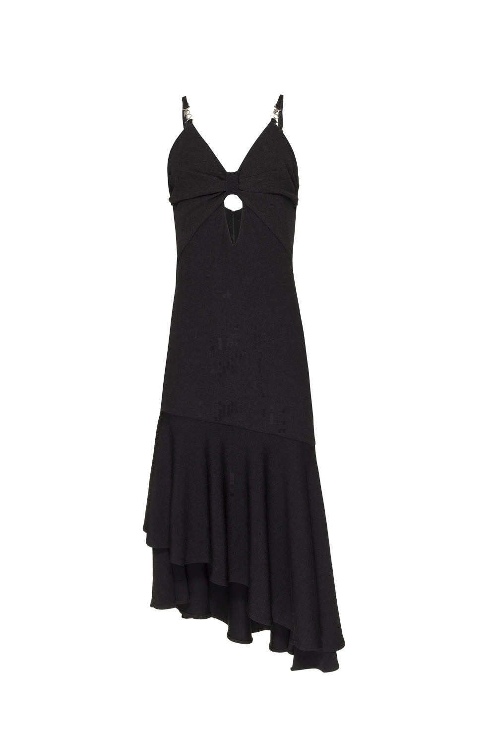 VESTIDO MÍDI PREGAS MALHA STARRY PRETO