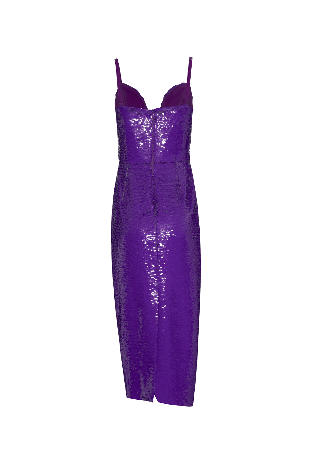 VESTIDO MÍDI PAETÊ VIBRANT ROXO
