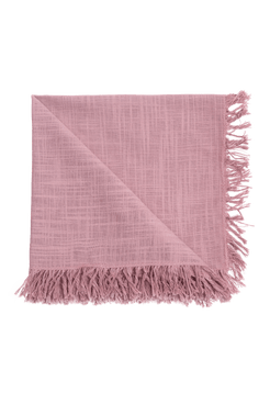 GUARDANAPO FRANJAS HANA (1 UNIDADE) ROSA VINTAGE