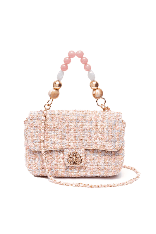 BOLSA CORRENTES TWEED 010 - CANDY PINK