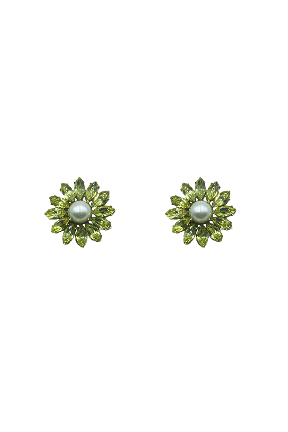 BRINCO FLOR NAVETE VERDE