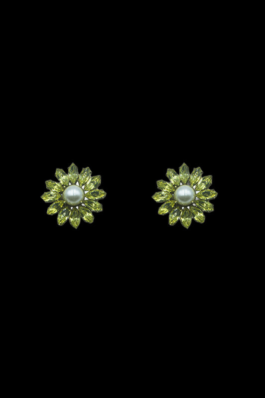 BRINCO FLOR NAVETE VERDE