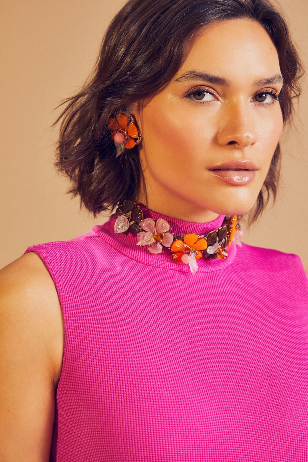 COLAR CHOCKER JARDINS COLORIDO