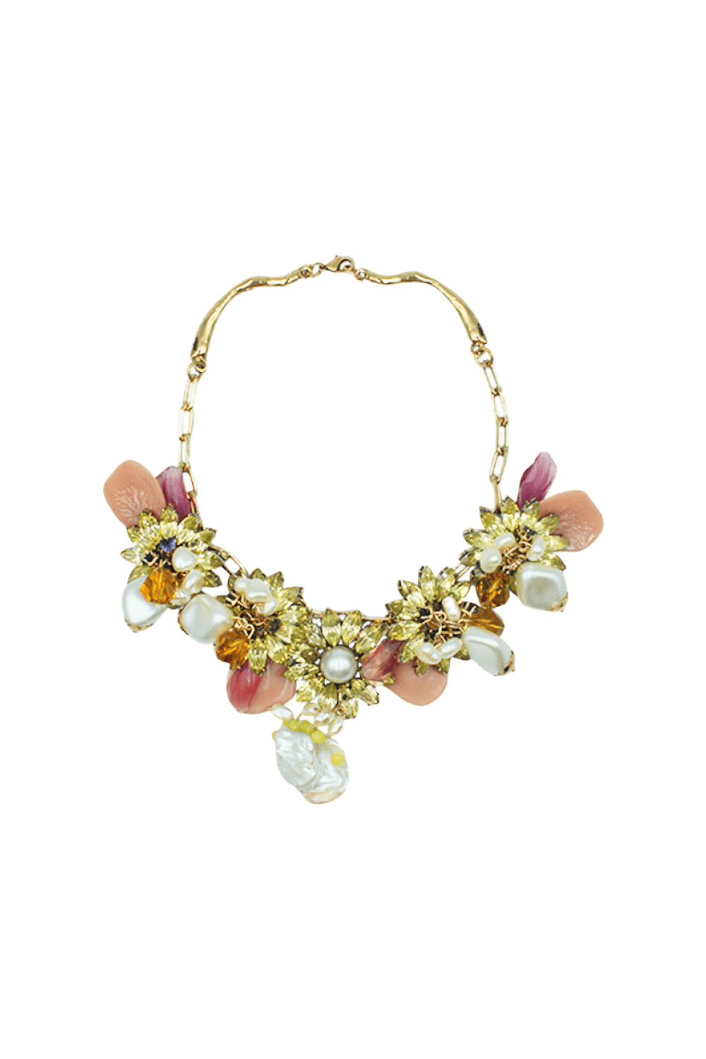 COLAR JARDIM DE VERÃO DOURADO