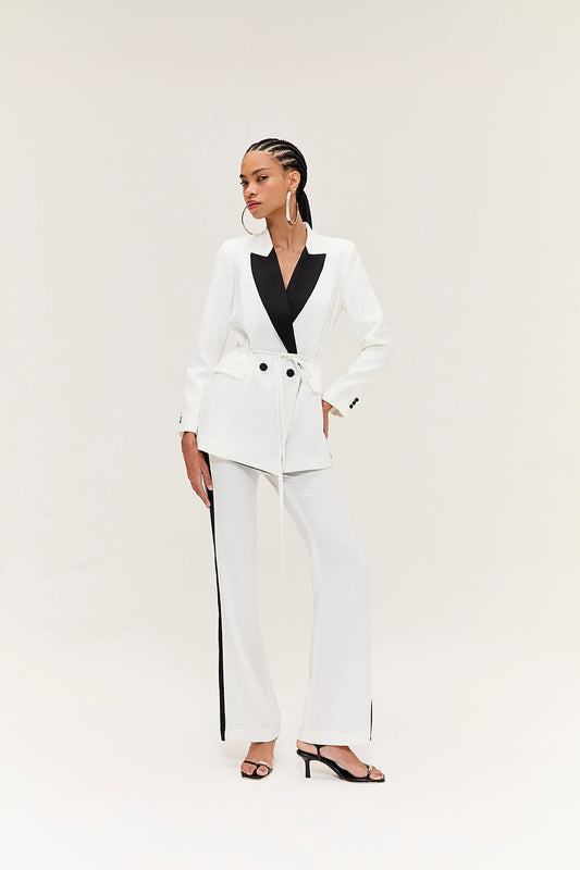 BLAZER CREPE OFF WHITE