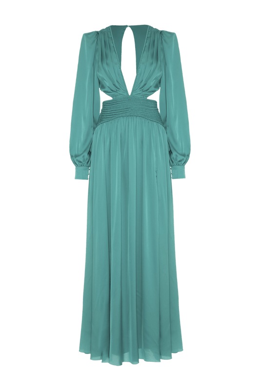 VESTIDO LOGO PATBO V25 VERDE