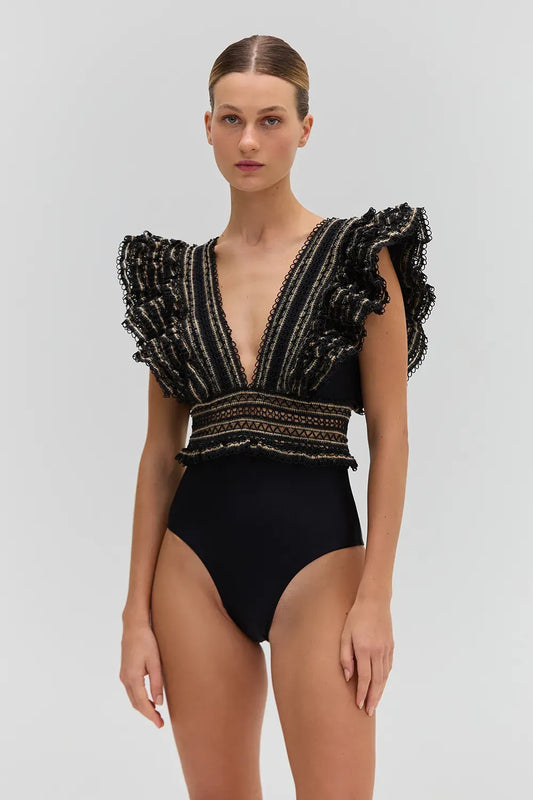 BODY HANNAH FRINGE PRETO