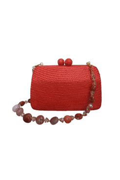 BOLSA CLUTCH CELINE ORANGE