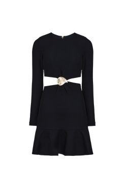 VESTIDO CURTO MALHA MERIAN PRETO