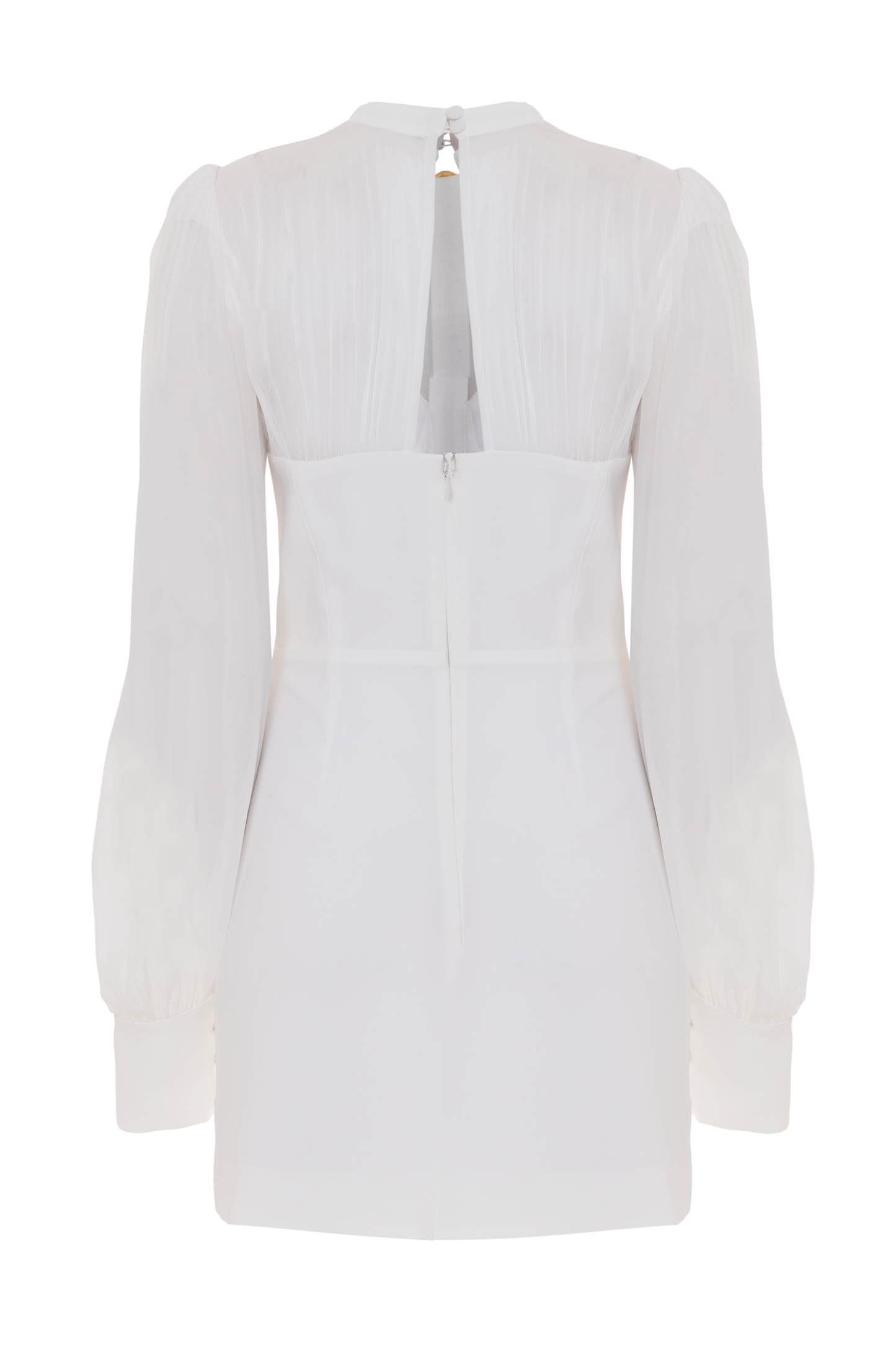 VESTIDO CURTO GOLDENTIME OFF WHITE
