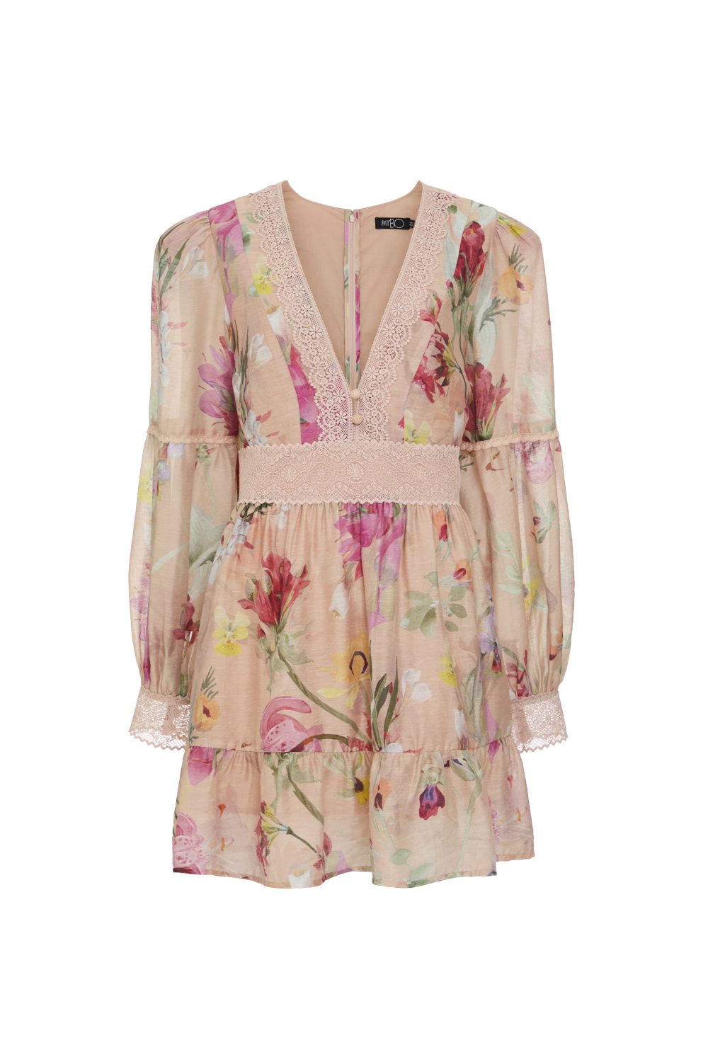 VESTIDO CURTO CAROL PRINT LARANJA