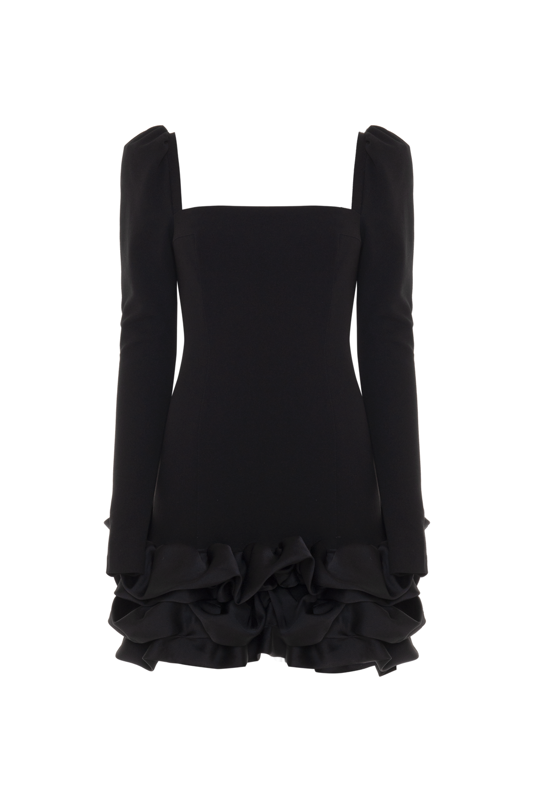VESTIDO CURTO CREPE MYSTIQUE  PRETO