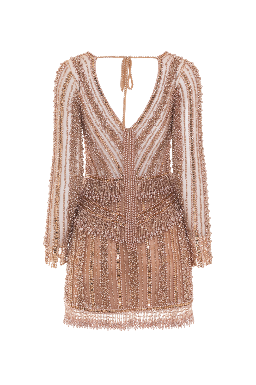 VESTIDO CURTO DREAM EMBROIDERY BEGE