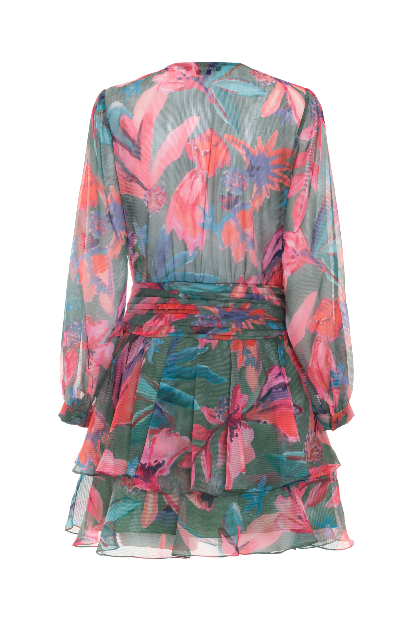 VESTIDO CURTO SIMSII ARTSY VERDE