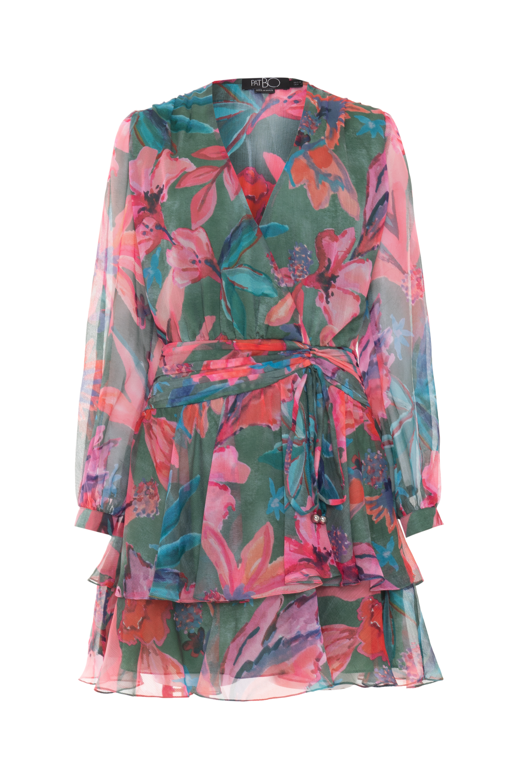 VESTIDO CURTO SIMSII ARTSY VERDE