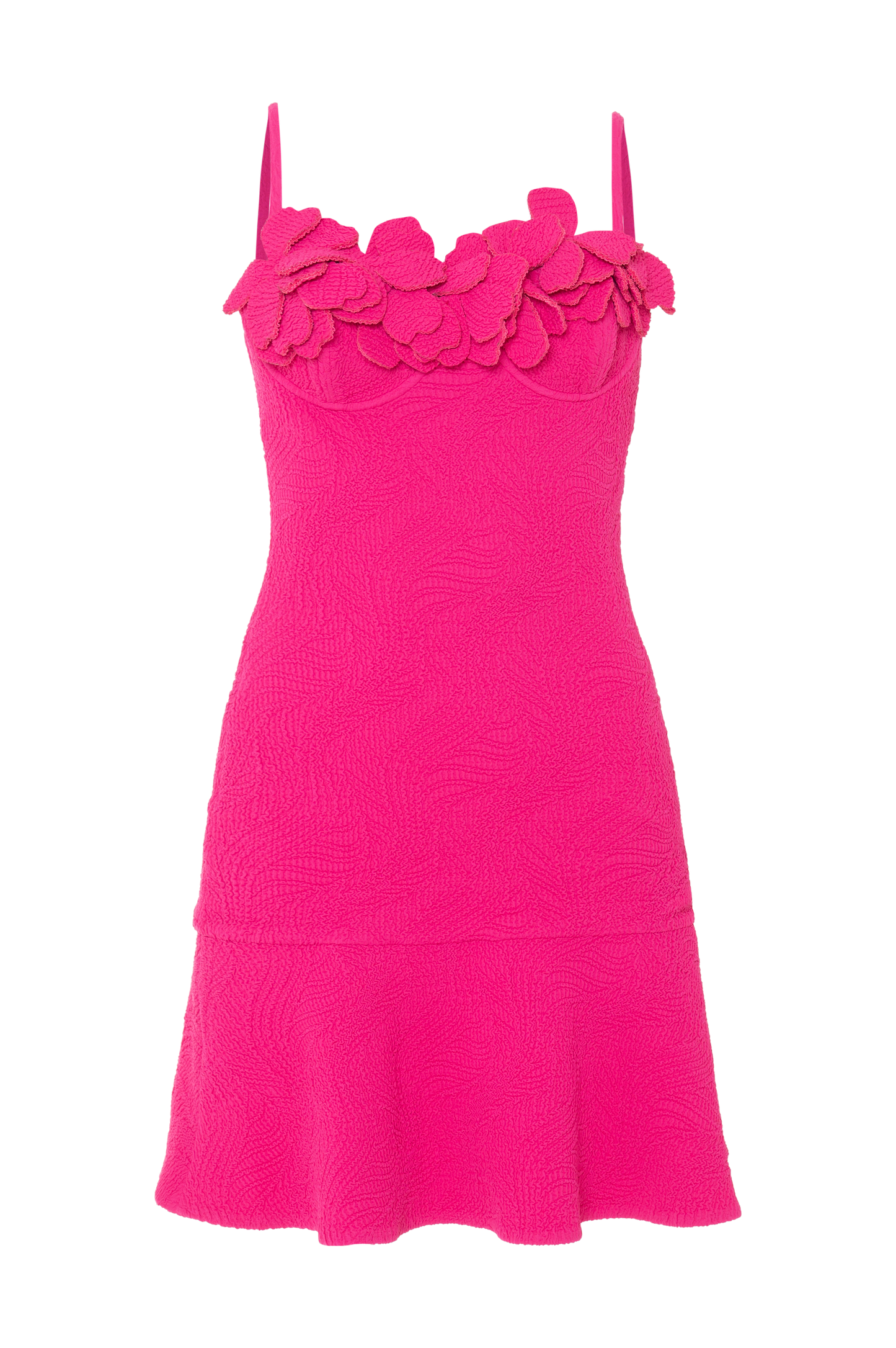 VESTIDO CURTO BREEZE JACQUARD ROSA