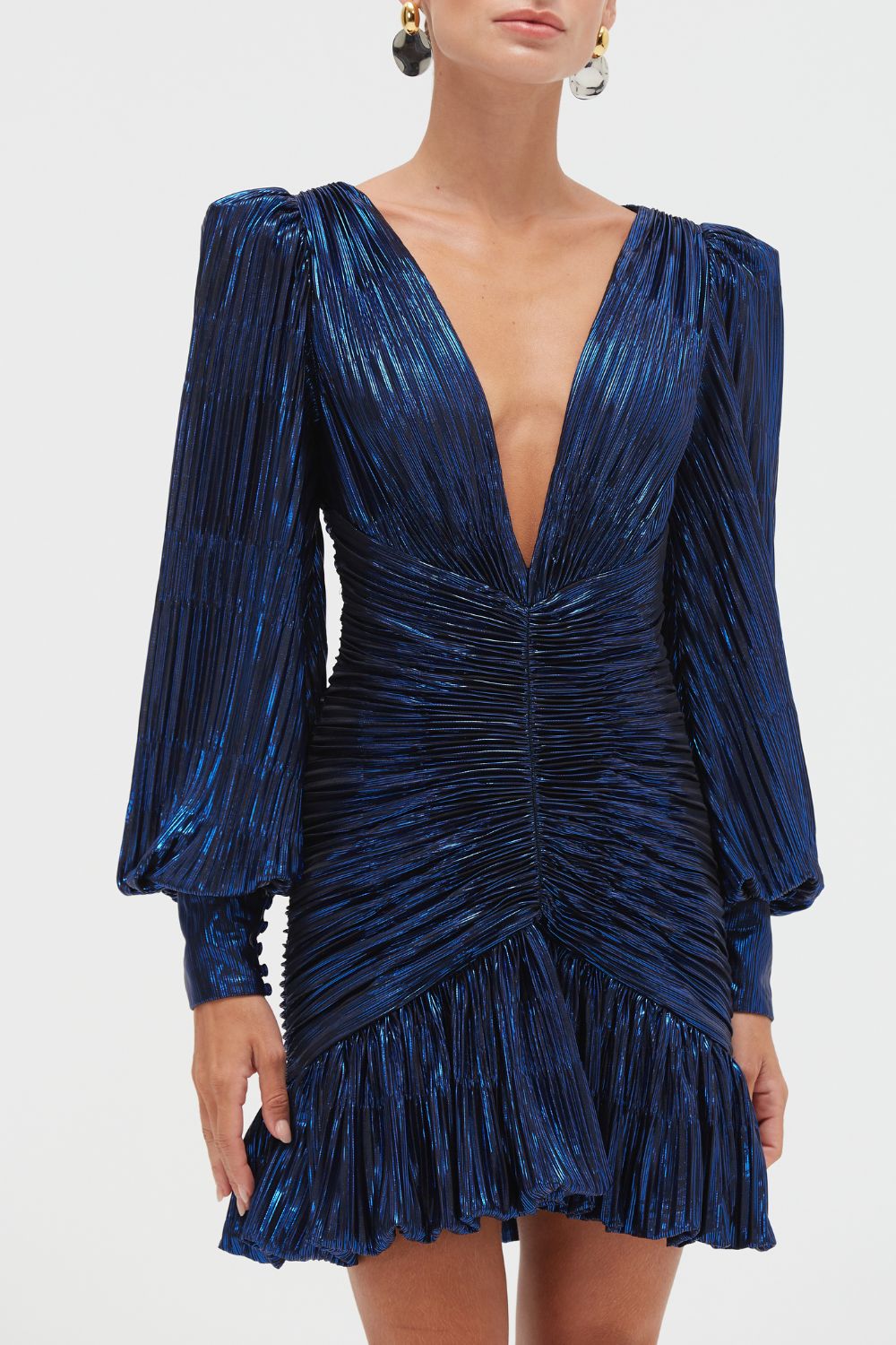 VESTIDO CURTO PATBO AZUL ESCURO