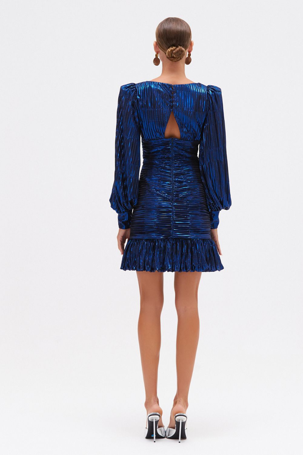 VESTIDO CURTO PATBO AZUL ESCURO