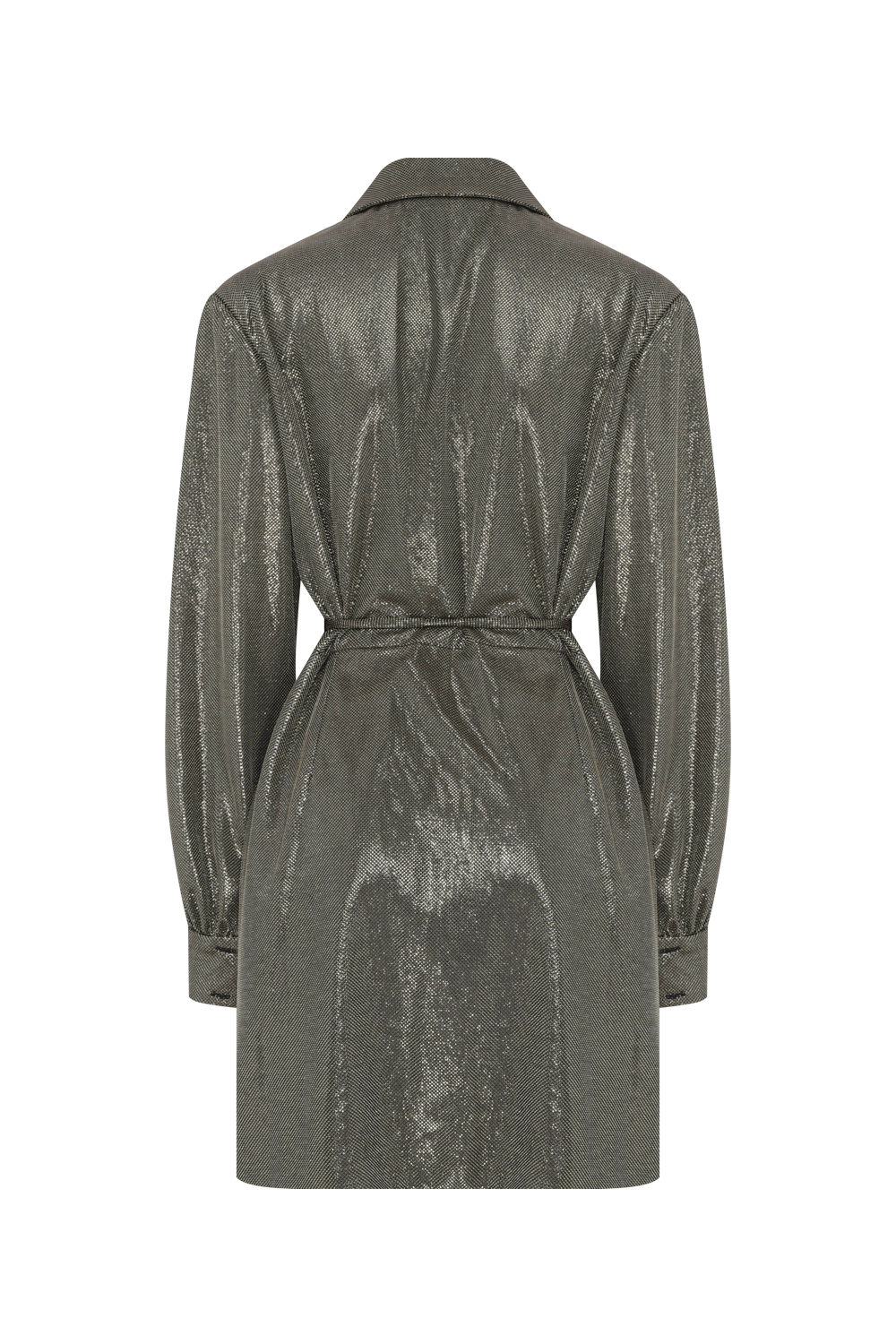 VESTIDO CURTO LUREX ASTER PRETO
