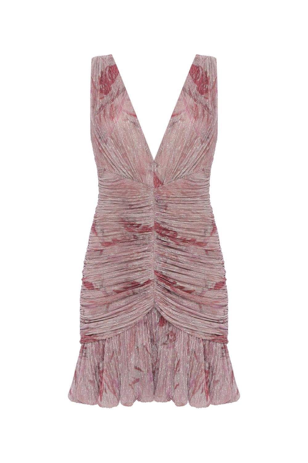 VESTIDO CURTO FEATHERS ROSE