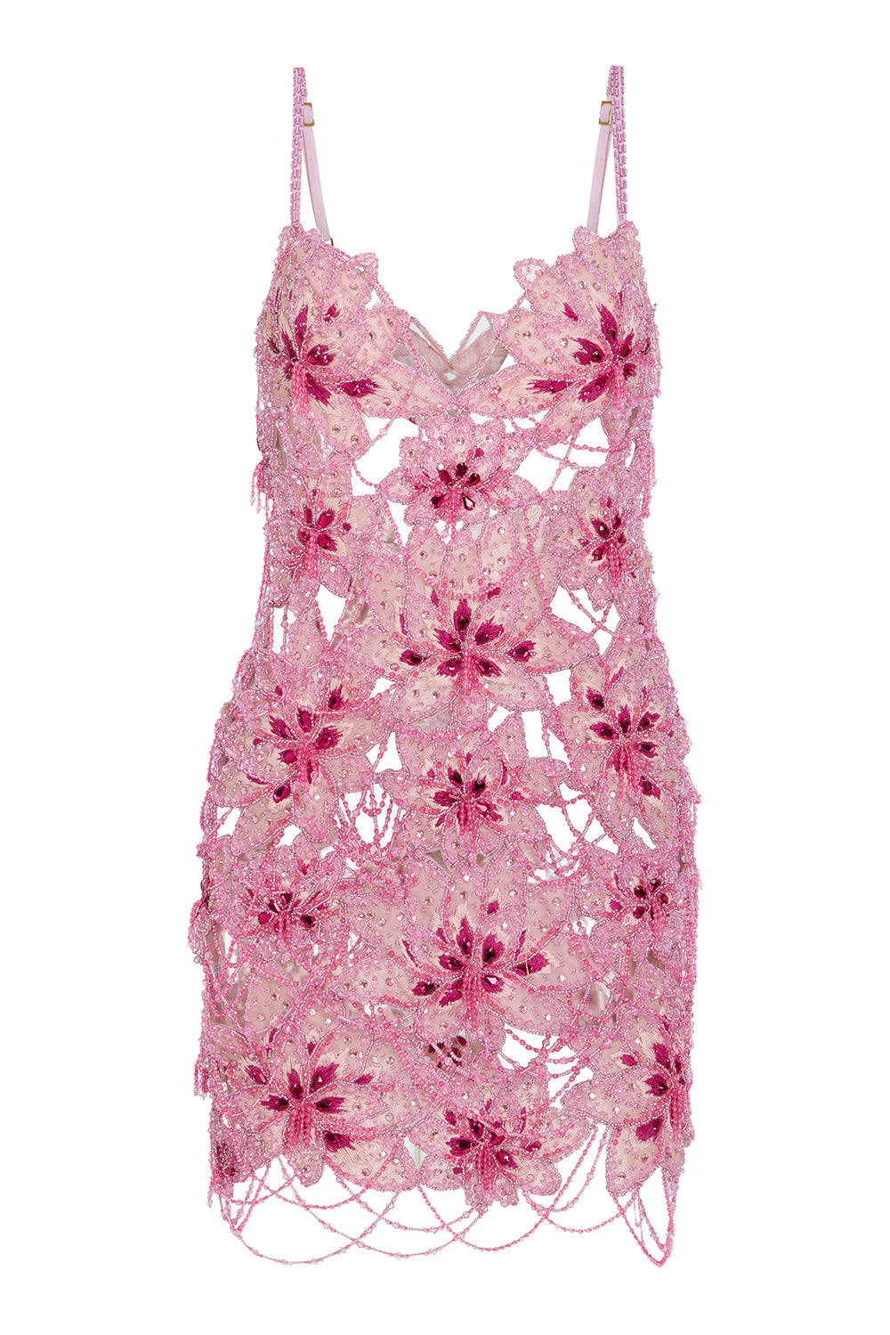 VESTIDO CURTO AMELIA EMBROIDERY ROSA