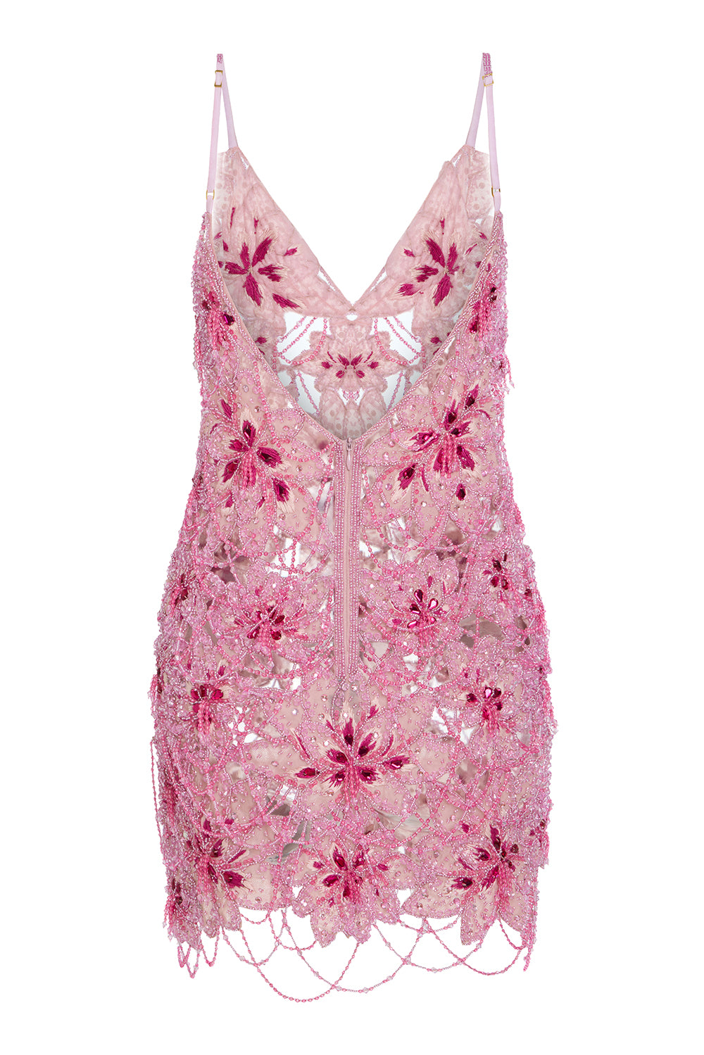 VESTIDO CURTO AMELIA EMBROIDERY ROSA